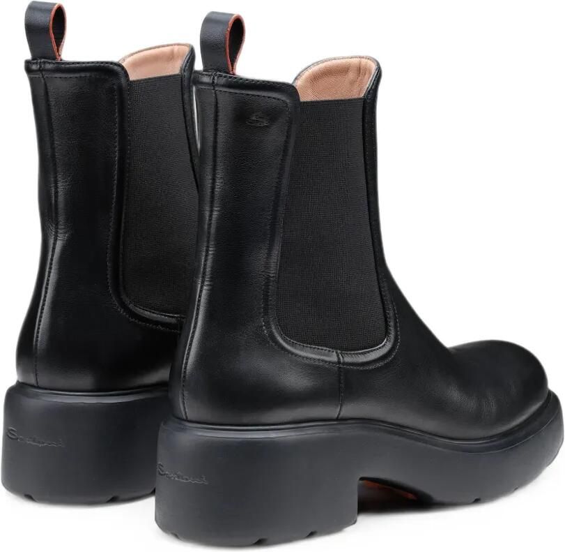 Santoni Easy leren enkellaarzen Zwart - Foto 3