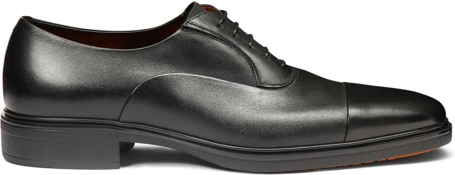 Santoni Easy leren Oxford schoenen Zwart