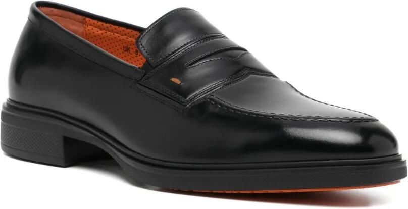 Santoni Easy loafers Zwart