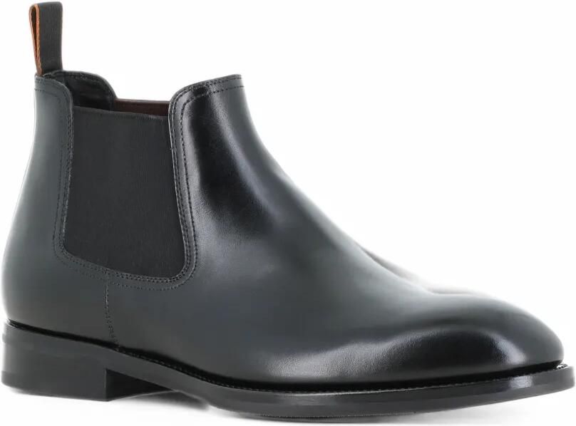 Santoni elasticated-side Chelsea boots Zwart - Foto 4