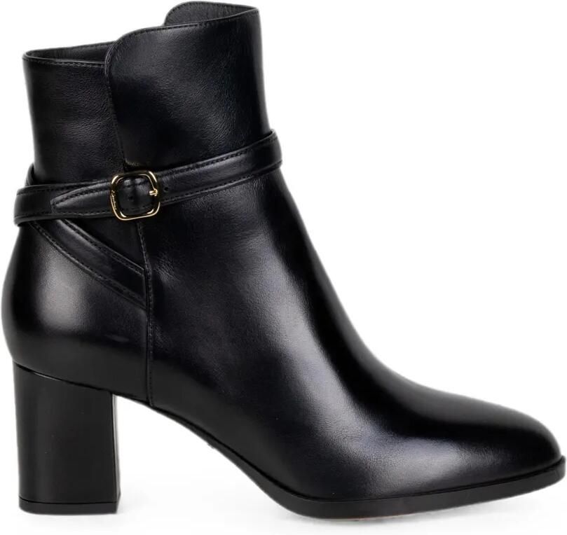 Santoni Enkellaarzen met gesp Zwart