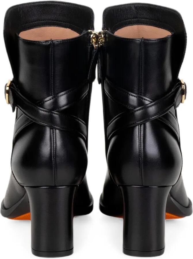 Santoni Enkellaarzen met gesp Zwart - Foto 3