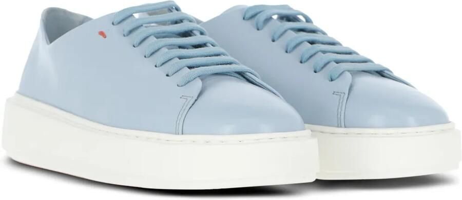 Santoni Fuzz 3 pumps met plateauzool Blauw