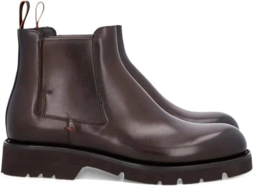 Santoni Gio leather boots Bruin