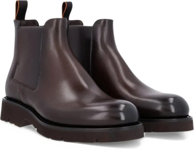 Santoni Gio leather boots Bruin - Foto 4