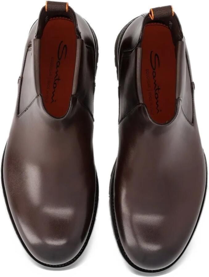 Santoni Gio leather boots Bruin - Foto 3