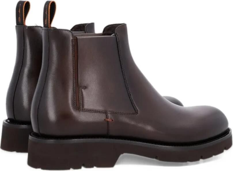 Santoni Gio leather boots Bruin - Foto 5