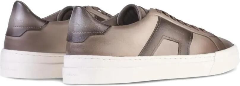 Santoni Leren sneakers met kleurverloop Bruin - Foto 3