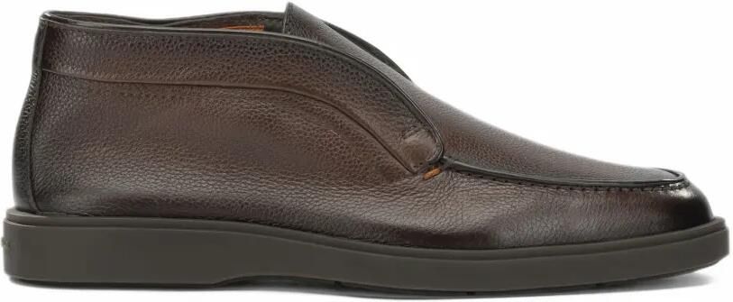 Santoni grained leather loafers Bruin