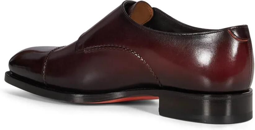 Santoni Gregor gespschoenen met dubbele bandjes Rood - Foto 3