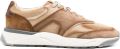 Santoni Innova geperforeerde sneakers Bruin - Bruin