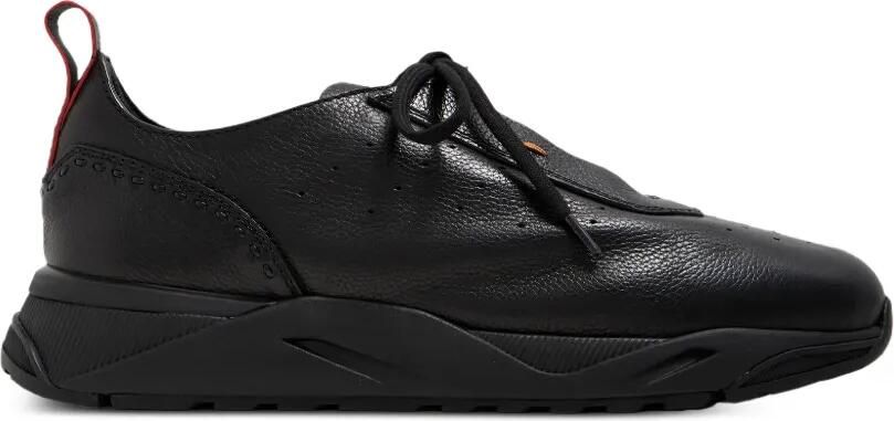 Santoni Innova leren sneakers Zwart - Foto 4