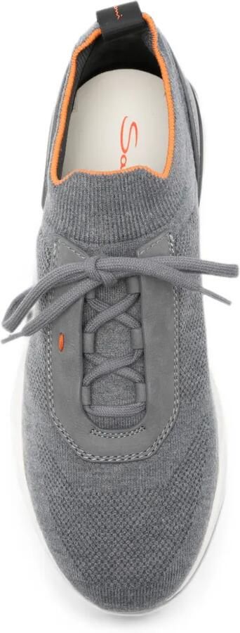 Santoni Innova sneakers met vlakken Grijs - Foto 3