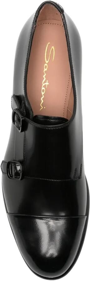 Santoni Ira dubbele gespschoenen Zwart - Foto 3