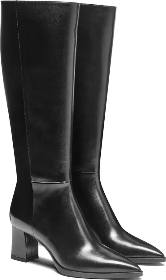 Santoni Laarzen met blokhak en puntige neus Zwart - Foto 3