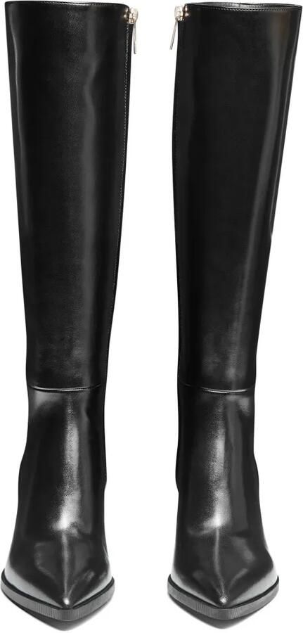 Santoni Laarzen met blokhak en puntige neus Zwart - Foto 5