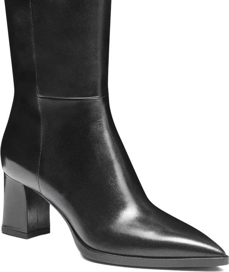 Santoni Laarzen met blokhak en puntige neus Zwart - Foto 2