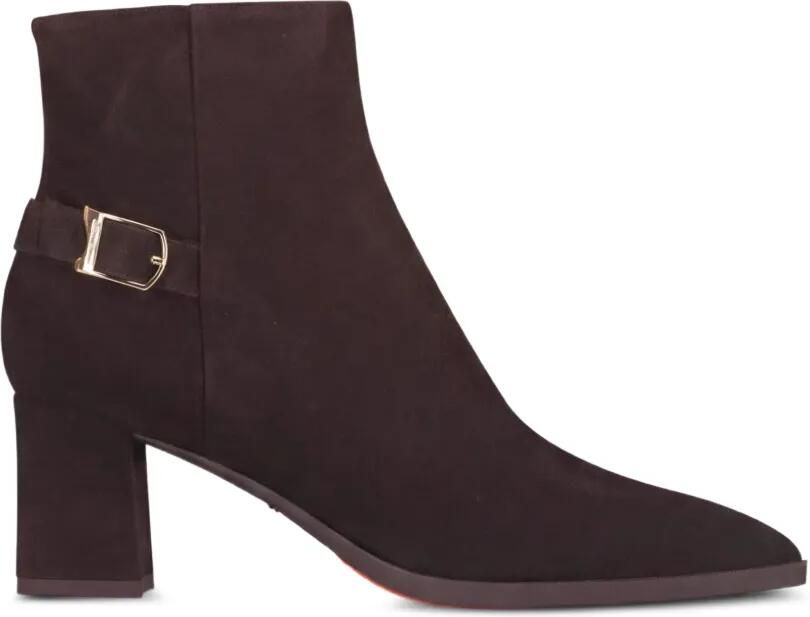 Santoni Laarzen met puntige neus en gespdetail Bruin - Foto 4