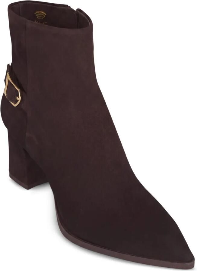 Santoni Laarzen met puntige neus en gespdetail Bruin - Foto 2