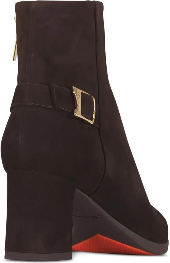 Santoni Laarzen met puntige neus en gespdetail Bruin - Foto 3