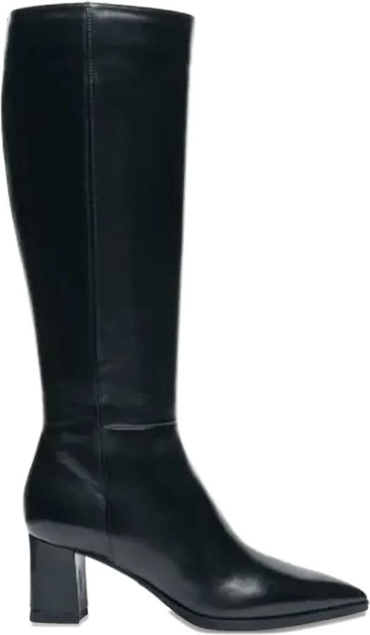 Santoni Laarzen met puntige neus Zwart