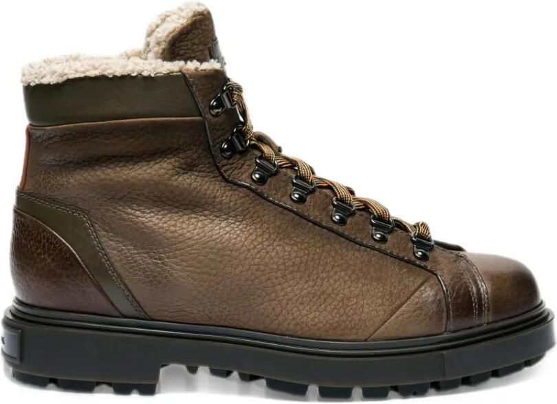 Santoni lace-up leather boots Bruin