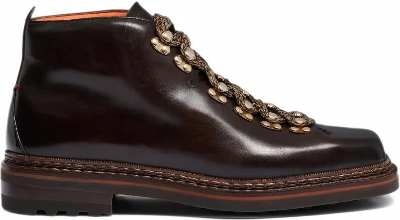 Santoni leather boots Bruin