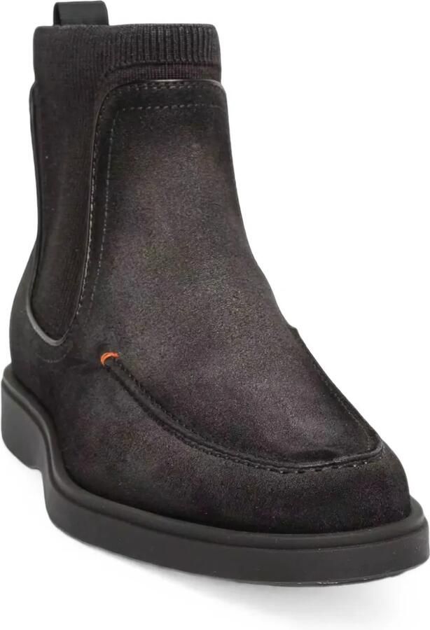 Santoni Leren Chelsea laarzen Grijs - Foto 3
