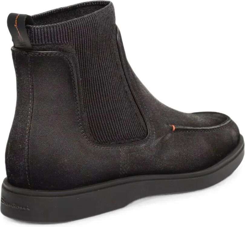 Santoni Leren Chelsea laarzen Grijs - Foto 2