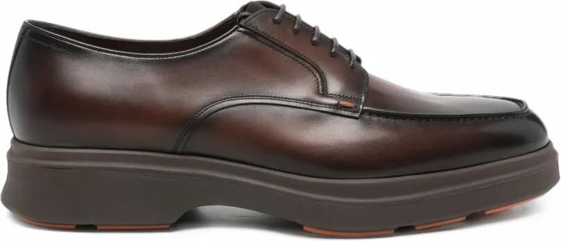 Santoni leather Derby shoes Bruin