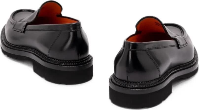 Santoni leather loafers Zwart - Foto 3