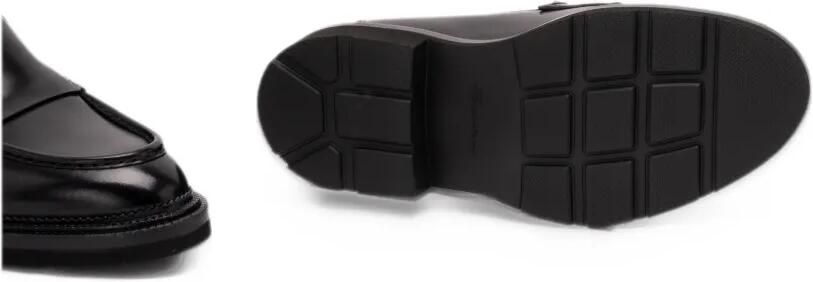 Santoni leather loafers Zwart - Foto 5