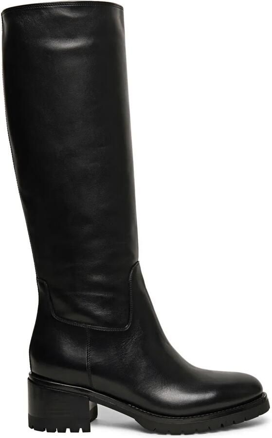 Santoni Leren knielaarzen Zwart