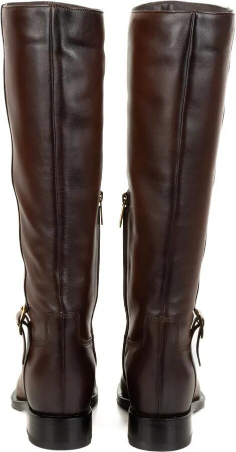 Santoni Leren laarzen Bruin