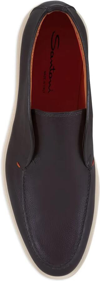 Santoni Leren laarzen Bruin - Foto 4