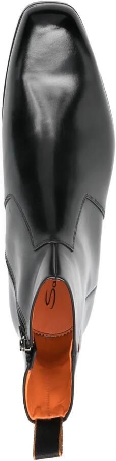 Santoni Leren laarzen Zwart - Foto 4