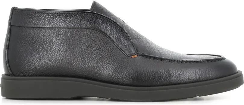 Santoni Leren laarzen Zwart