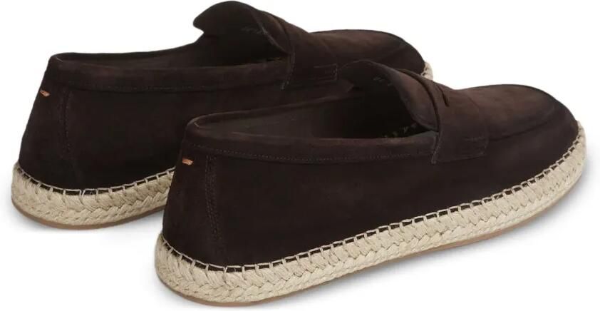 Santoni Leren loafers Bruin - Foto 5
