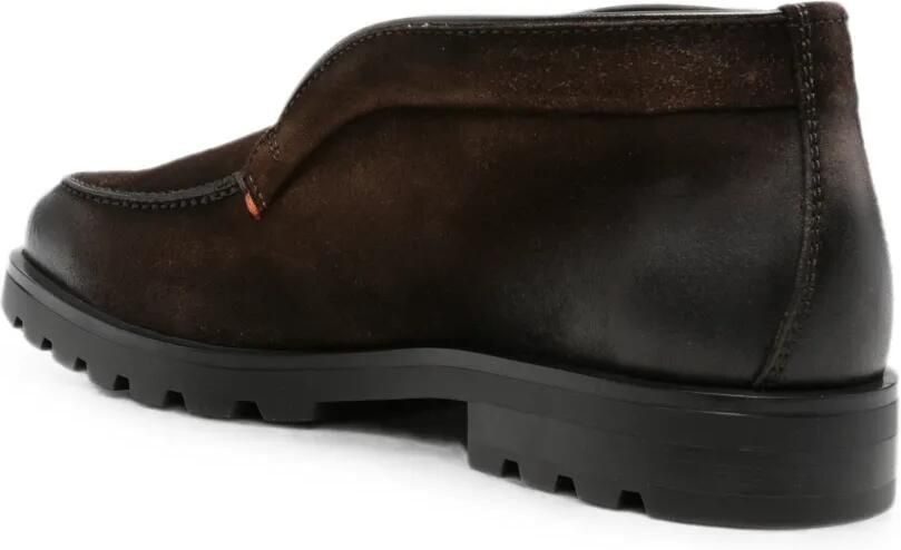 Santoni Leren loafers Bruin - Foto 2