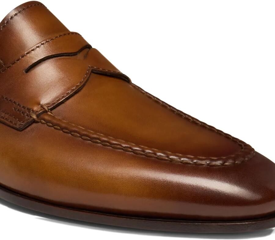 Santoni Leren penny loafers Bruin - Foto 2