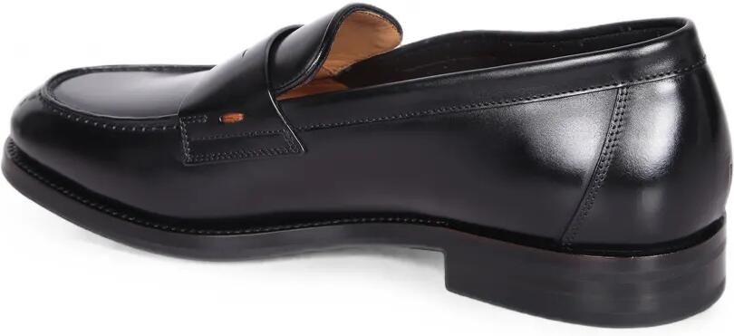Santoni Leren penny loafers Zwart - Foto 4