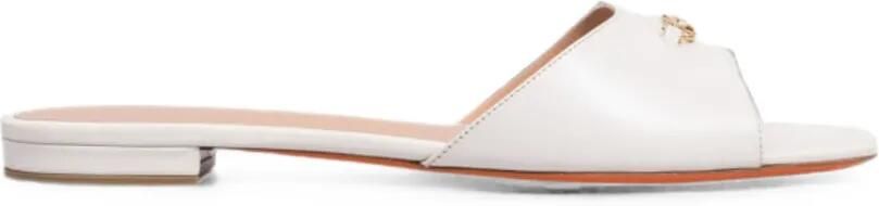 Santoni Leren sandalen Wit