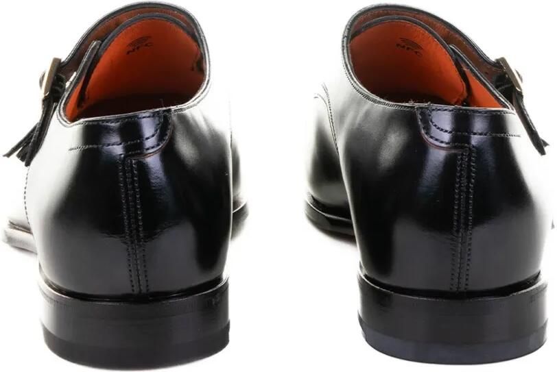 Santoni Leren schoenen Zwart - Foto 2