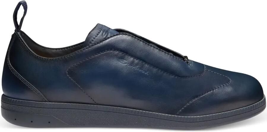 Santoni Leren sneakers Blauw