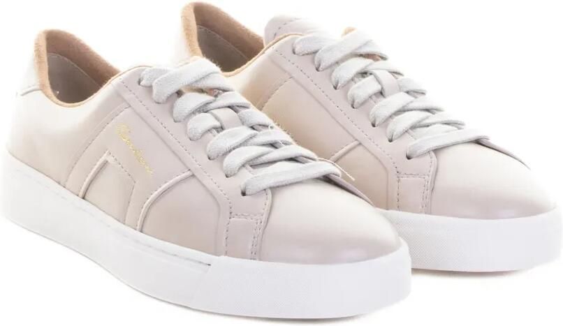 Santoni Leren sneakers Roze