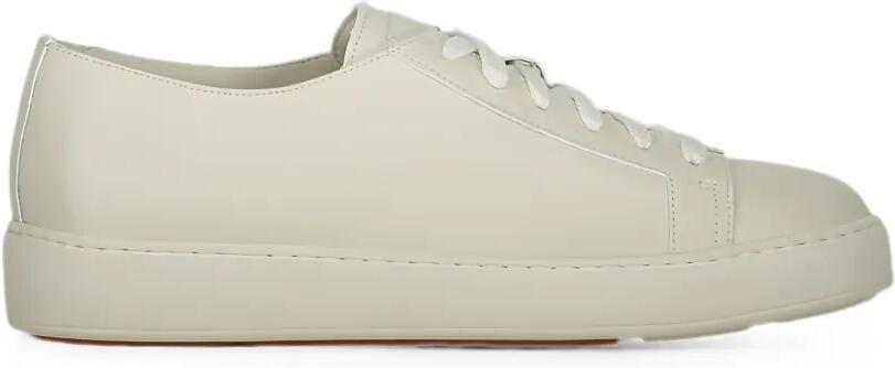 Santoni Leren sneakers Wit