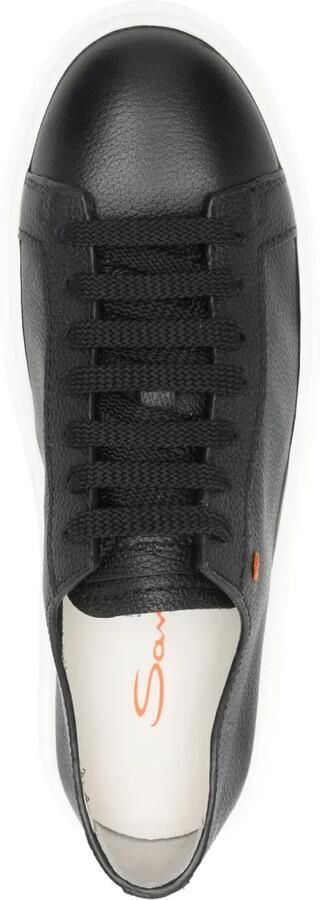 Santoni Leren sneakers Zwart - Foto 4