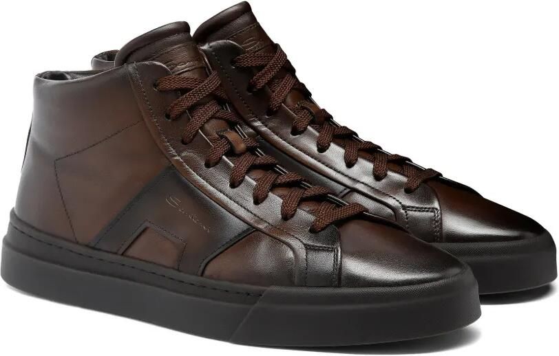 Santoni Loafers met dubbele gesp Bruin - Foto 4