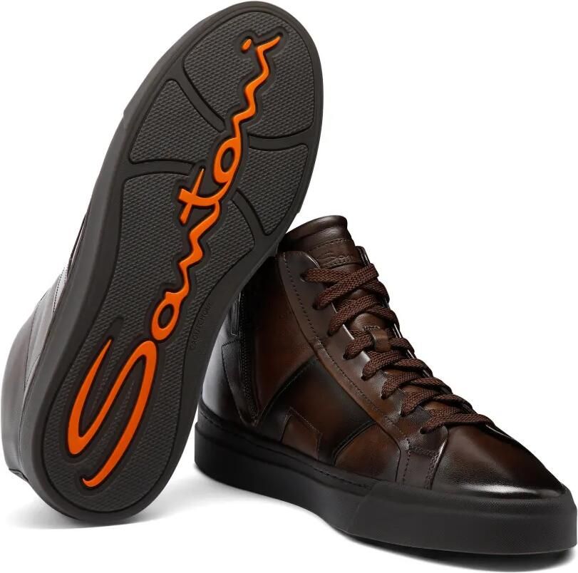 Santoni Loafers met dubbele gesp Bruin - Foto 3