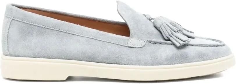 Santoni Loafers met kwastjes Blauw